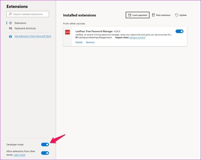Как установить расширения Chrome в Microsoft Edge 11