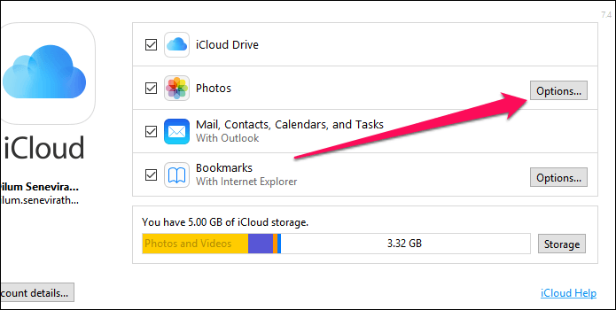 I Cloud Photos не загружает Windows 10 4