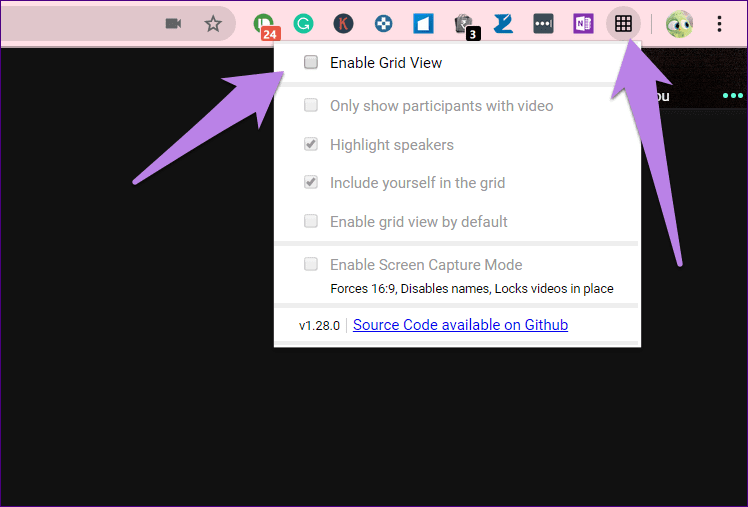 Представление сетки Google Meet 6