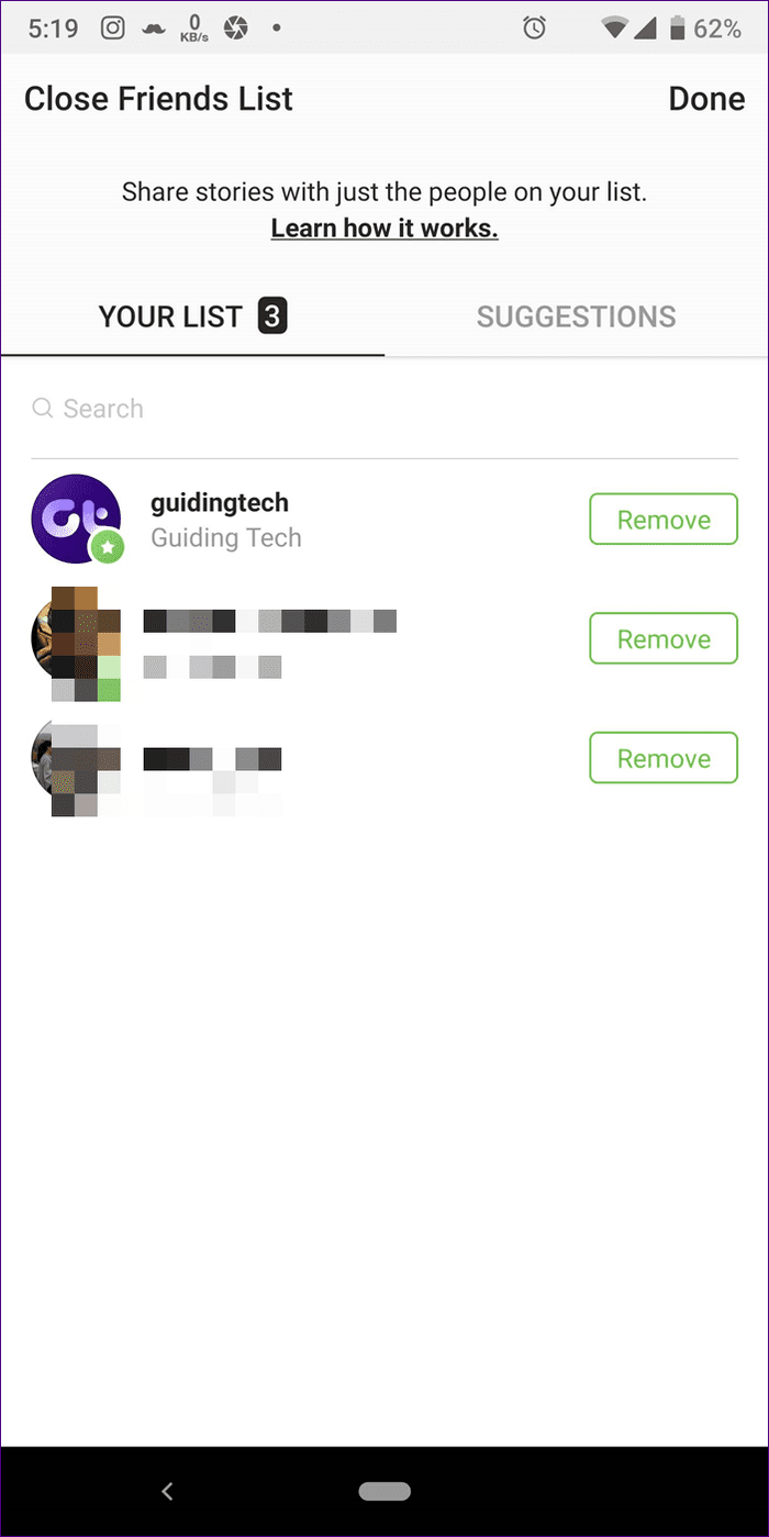 Функция «Близкие друзья» в Instagram 4