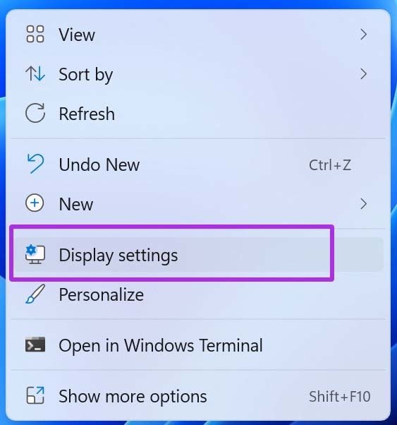 Откройте настройки дисплея Windows 11, не обнаруживая монитор HDMI