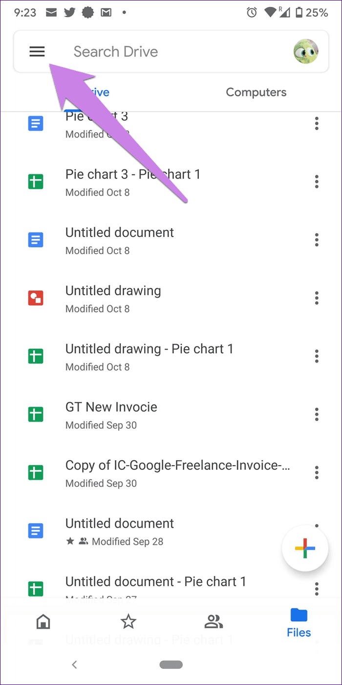 Отключить темный режим Google Apps 15