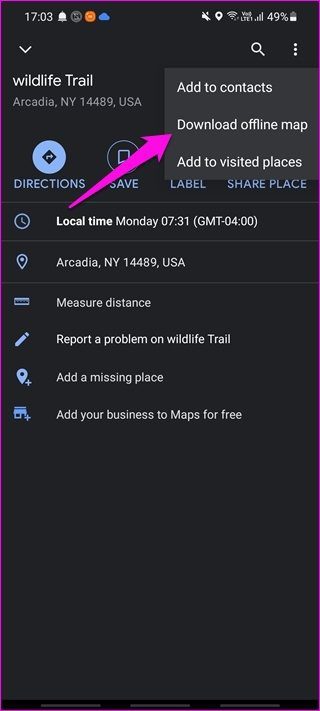 Как использовать Google Maps в автономном режиме на Android и i OS 3