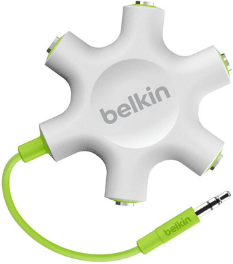Аудиоразветвитель для наушников Belkin RockStar с 5 гнездами