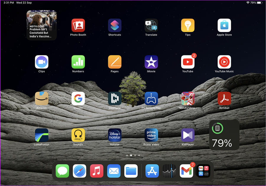 Как настроить виджеты на i Pad OS 8