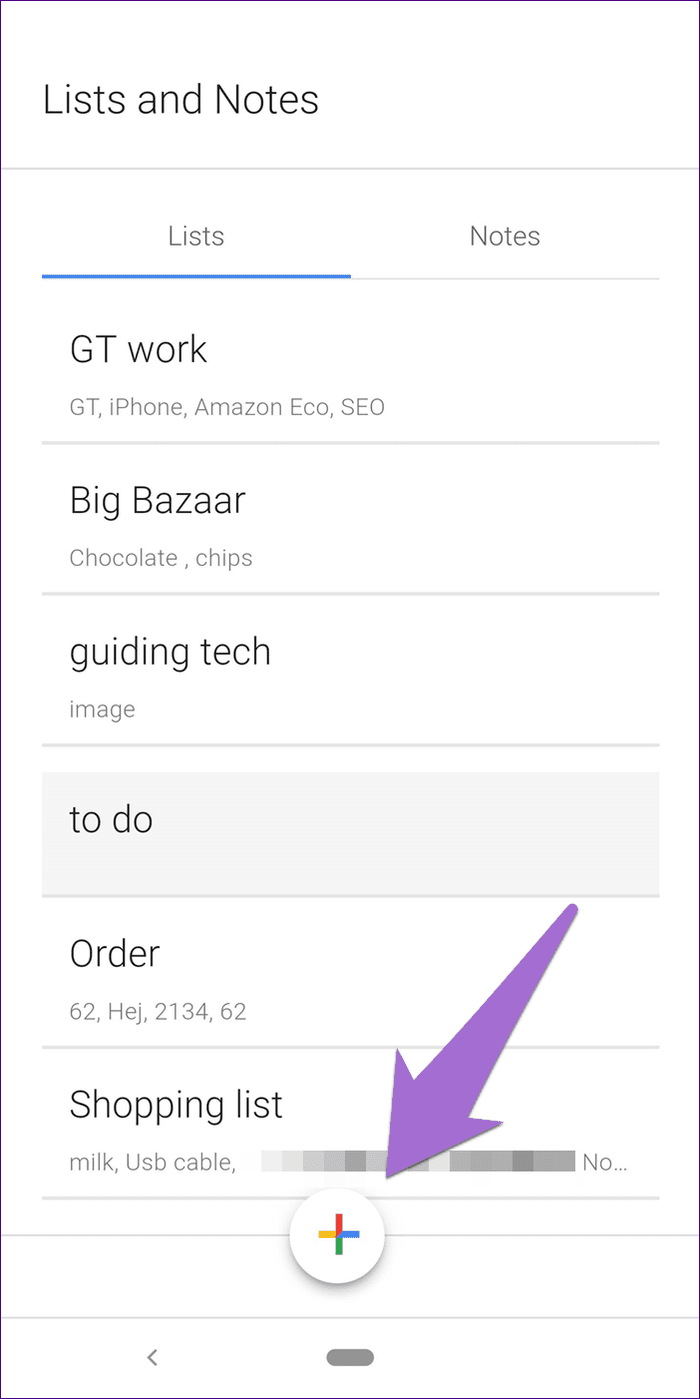 Заметки и списки Google Assistant 21