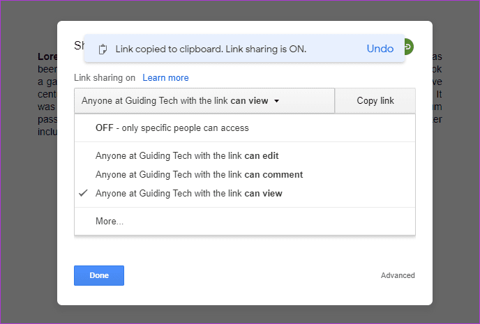 Zoho Docs Writer против Google Docs 10
