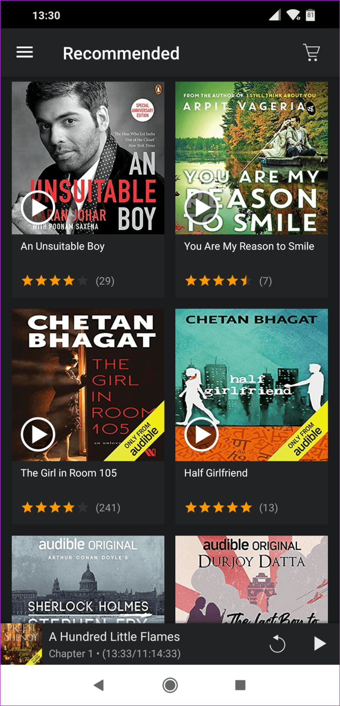 Как использовать приложение Amazon Audible 2