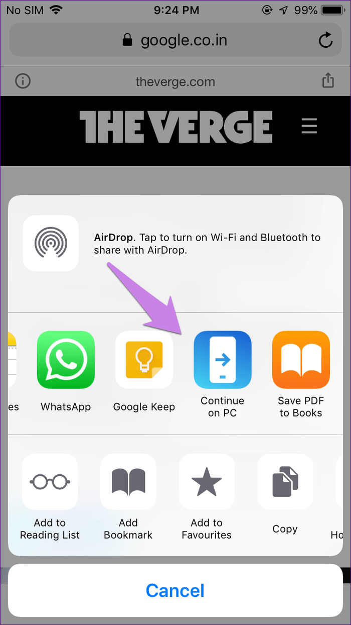 Свяжите Iphone с приложением Microsoft Your Phone 3