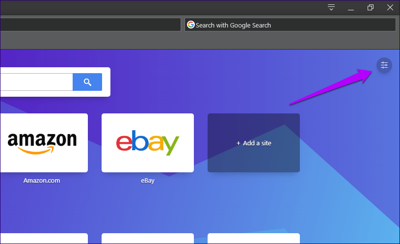 Opera Удалить новости и другие отвлекающие факторы 1