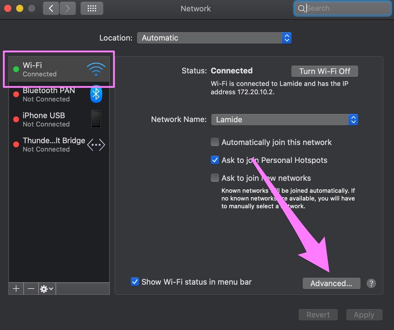 Сбросить настройки wi-fi сетевой стек mac 10