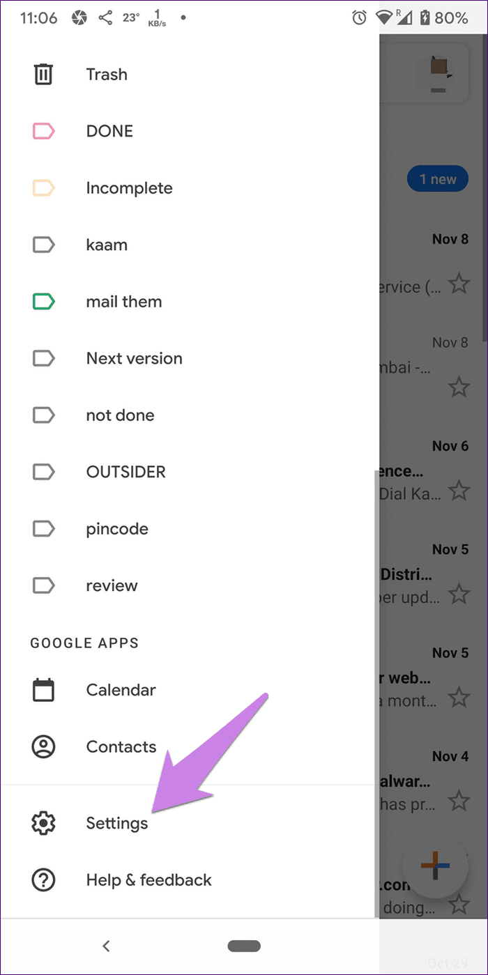 Отключить Google Apps в темном режиме 31