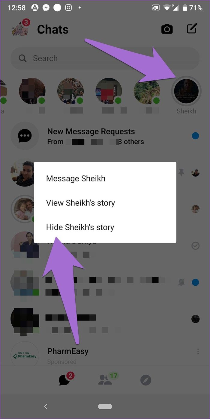 Facebook Messenger Советы Хитрости Хаки 19