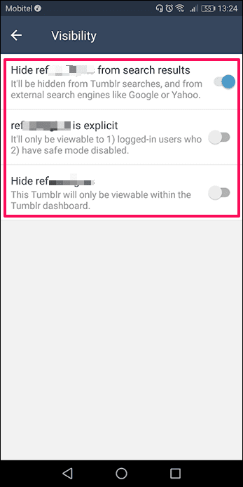 Tumblr скрыть от поисковых систем 6
