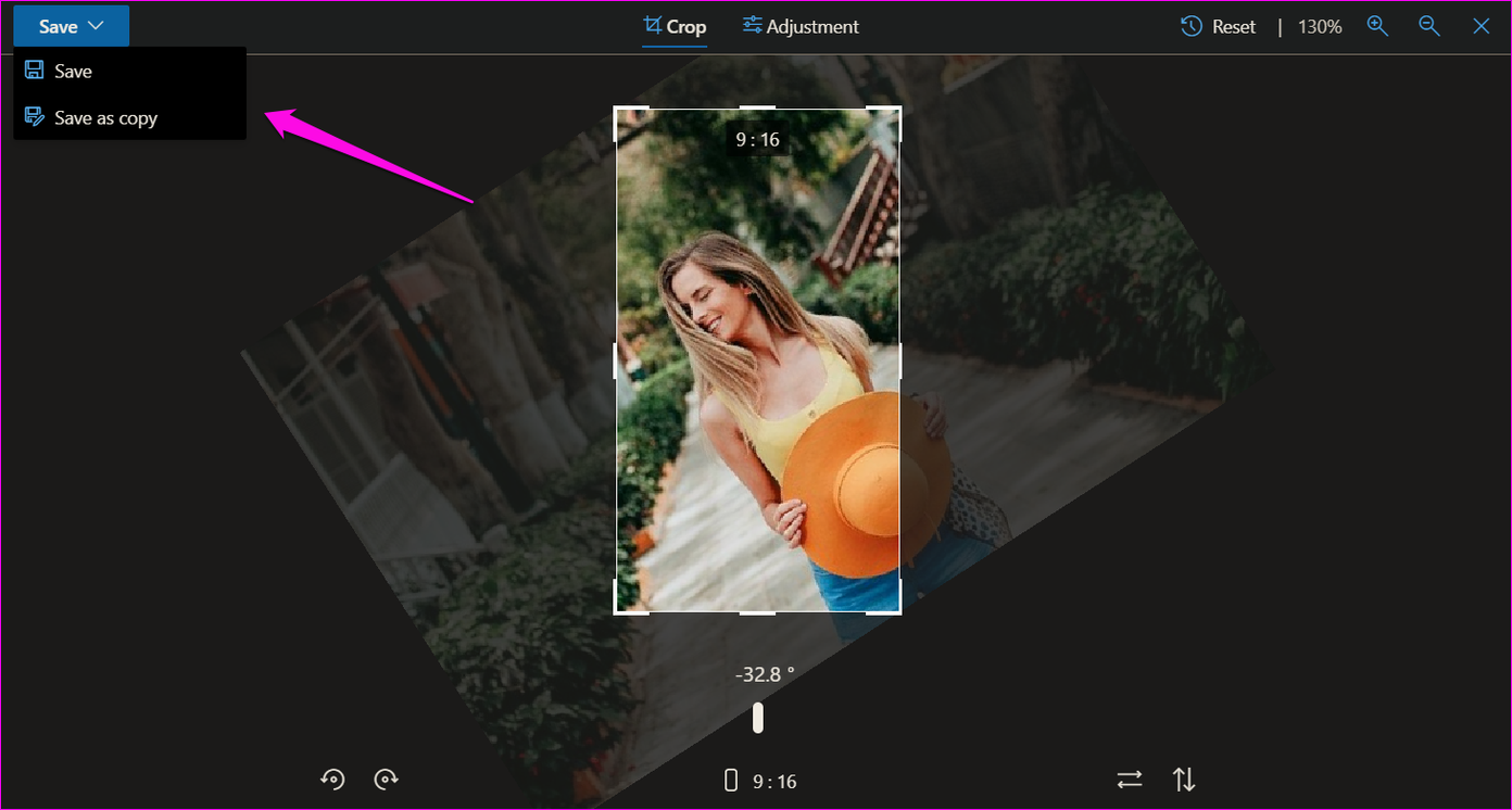 Возможности редактирования фотографий в One Drive 7