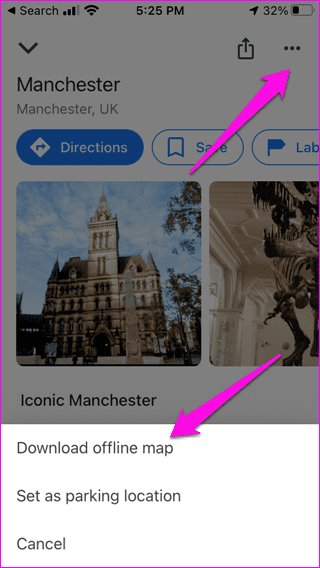 Как использовать Google Maps в автономном режиме на Android и i OS 12
