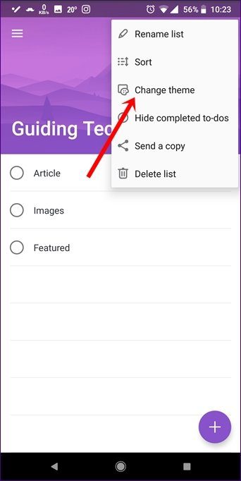 Задачи Google против Microsoft Todo 9