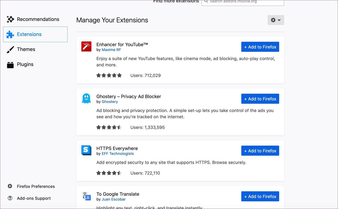 Расширение для Firefox