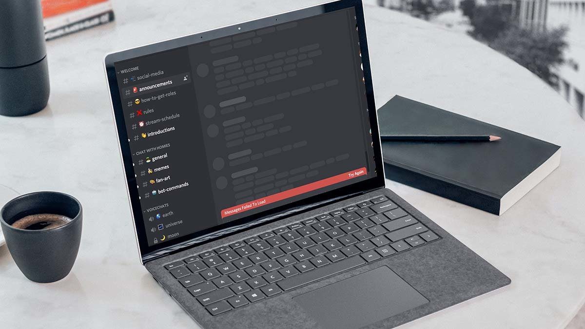Fix Discord не удалось загрузить сообщения