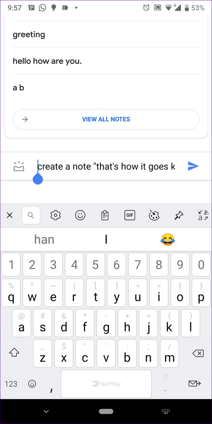Заметки и списки Google Assistant 10