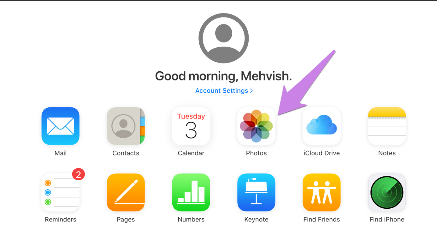 Google Фото в Icloud 4