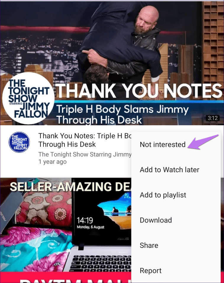 You Tube не интересует Android 1