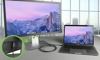 Подключаемый кабель USB C к HDMI 2.0