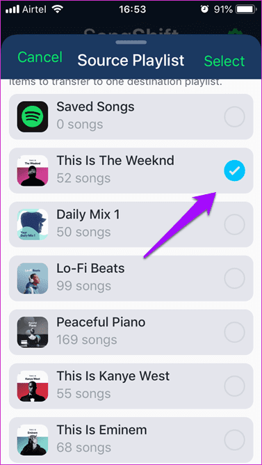 Перенос плейлистов из Spotify в Tidal 27