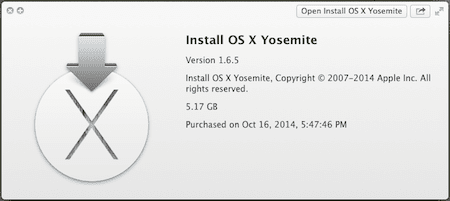 Установите Yosemite Usb