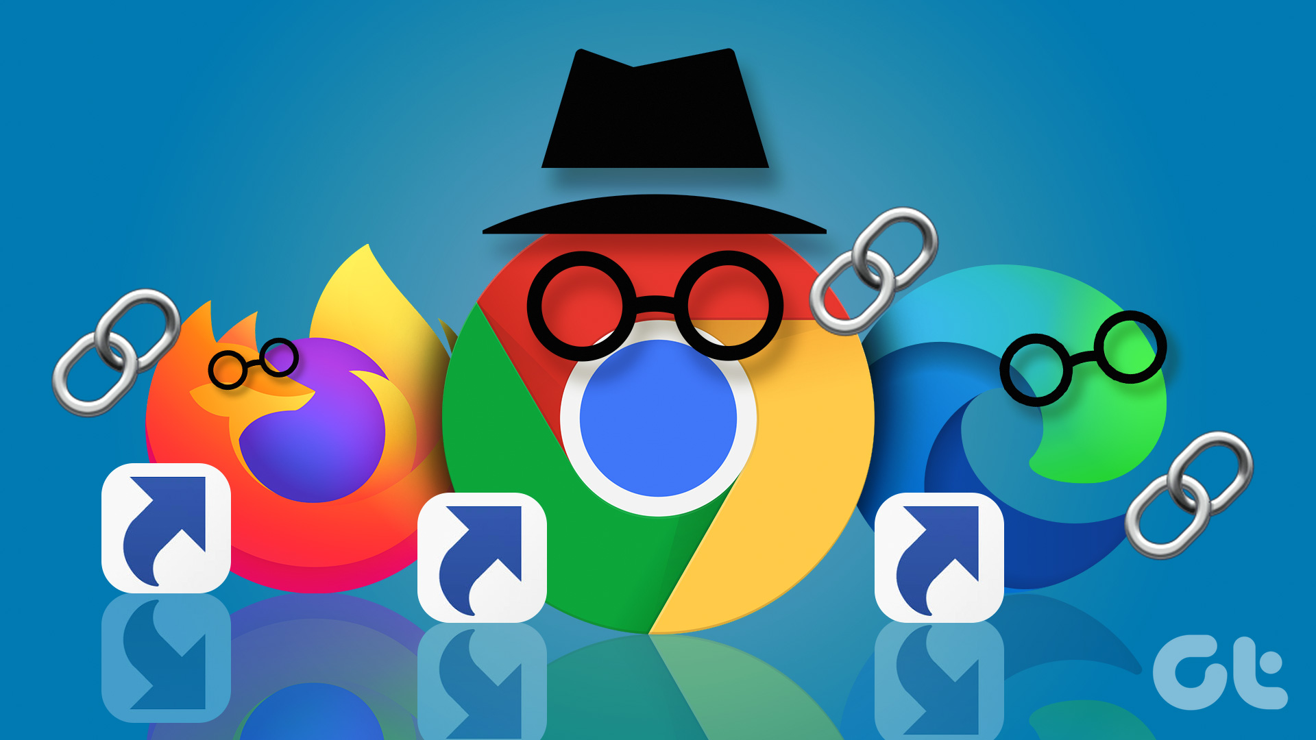 Ярлык режима инкогнито в Windows