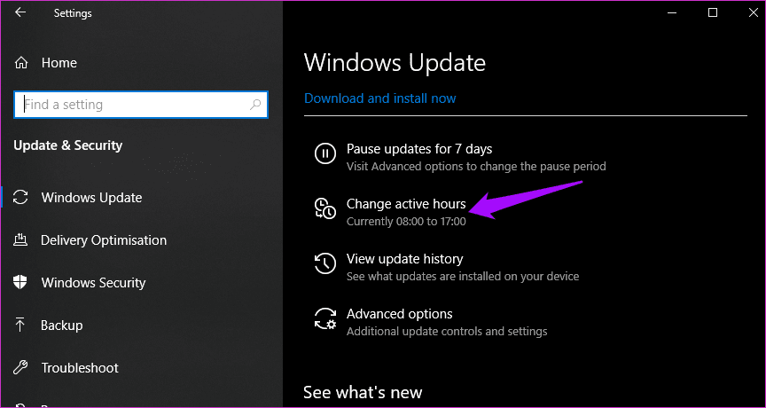 Отключить автоматическую перезагрузку в Windows 10 3