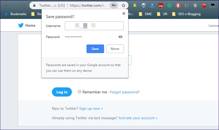 Решить, что диспетчер паролей Chrome не работает 11