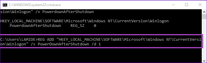 Исправить автоматический перезапуск ПК с Windows 10 после выключения 09