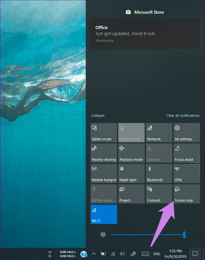 Скриншот планшета Hp X360 2