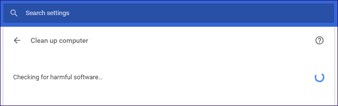 Chrome Найти и удалить вредоносное программное обеспечение 3