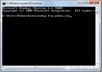 Nslookupyahoo1
