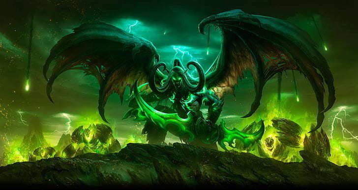 Предварительный просмотр обоев World of Warcraft Legion illidan stomrage