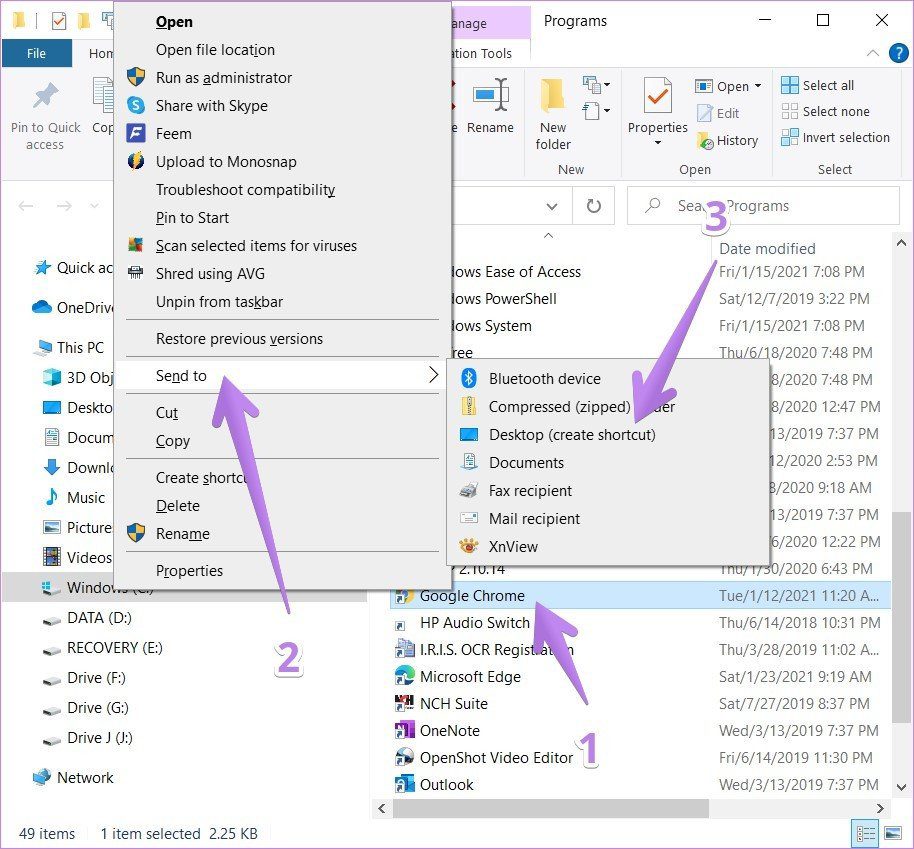 Windows 10 как восстановить иконку гугл хром 7