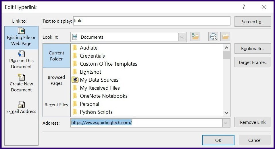 Как добавить и удалить гиперссылку в Microsoft Outlook шаг 11