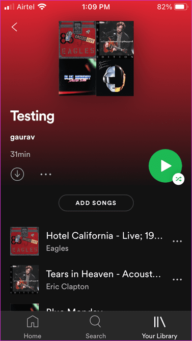 Изменить обложку плейлиста на Spotify 9