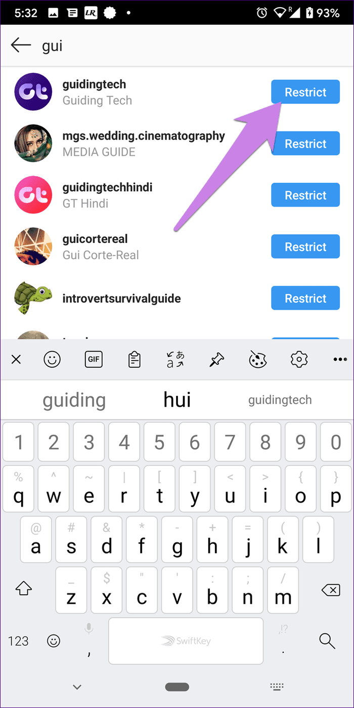 Ограничение Instagram против блокировки 10