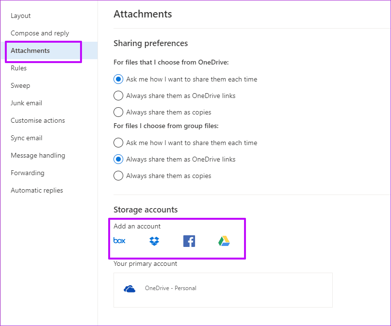 Как отправлять большие файлы через Outlook 365 8