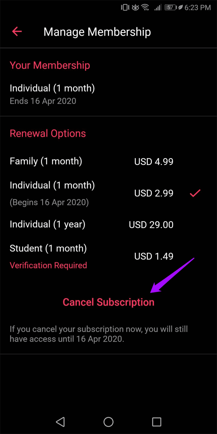 Отписаться от Apple Music 14