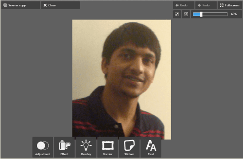 Редактирование ведра фотографий