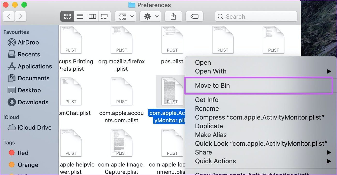 Исправить монитор активности, не отображающий столбцы mac 04