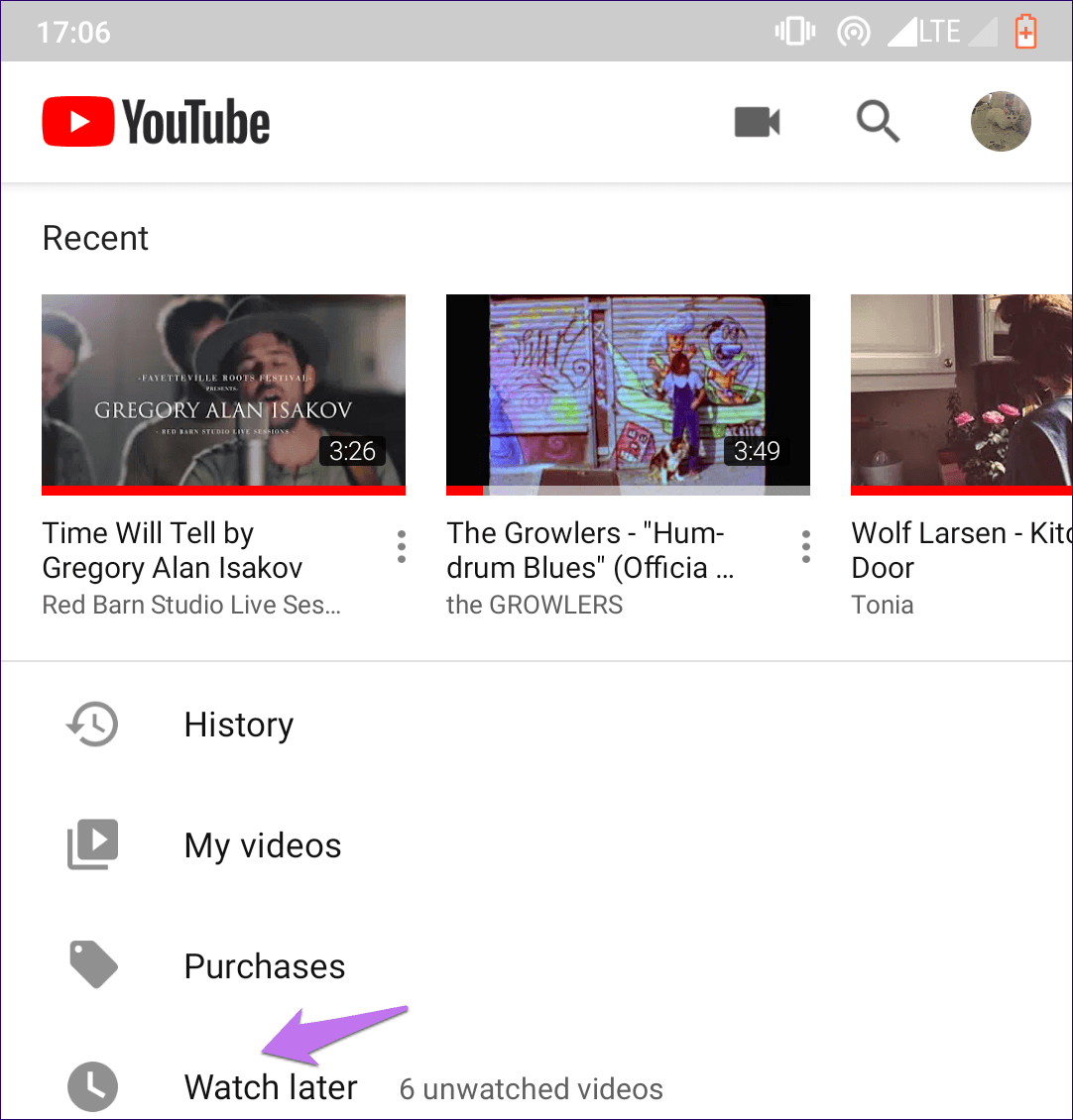 You Tube Смотреть позже Android