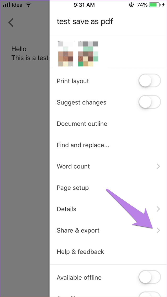 Сохранить Google Документы как PDF 8