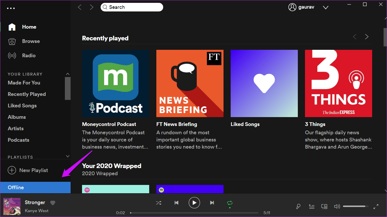 Слушайте Spotify Offline на мобильных устройствах и Windows 2
