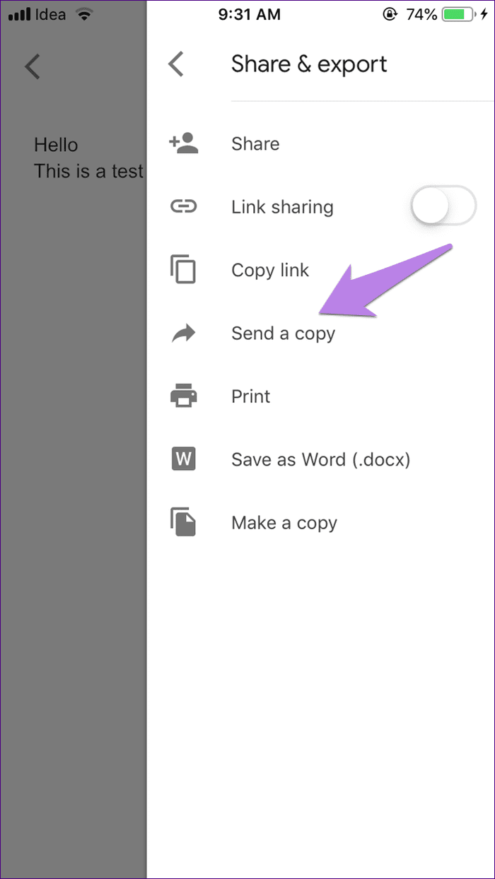 Сохранить Google Документы как PDF 9