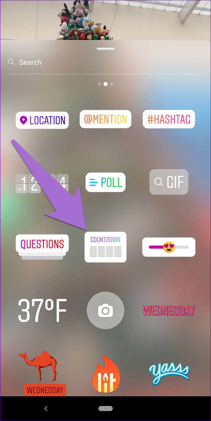Руководство по стикерам обратного отсчета в Instagram 1